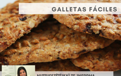 Galletas fáciles para un desayuno/merienda rápido y sano