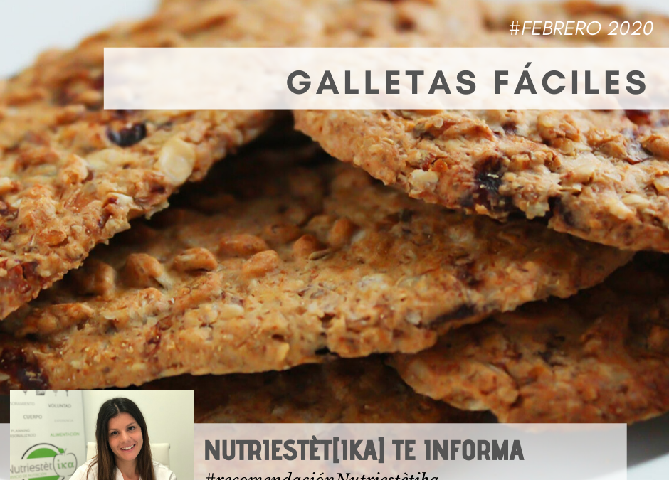 Galletas fáciles para un desayuno/merienda rápido y sano